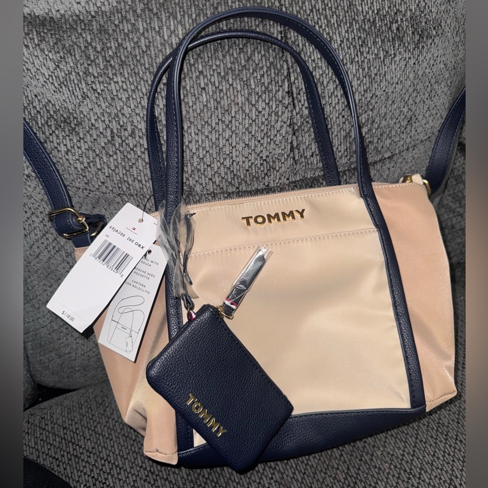 Tommy Hilfiger satchel with pouch